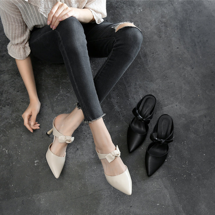 Plus Size Plus Size Half Slip Sandals With Toe