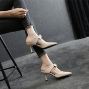 Plus Size Plus Size Half Slip Sandals With Toe