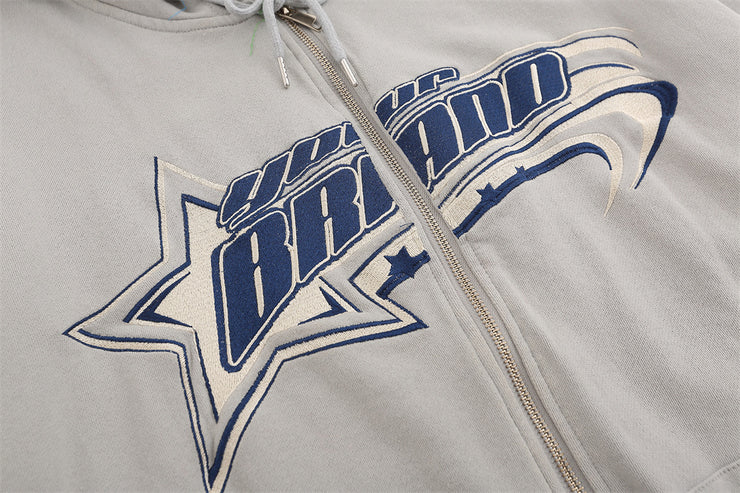 Fashion Personality Hooded Jacket Men
