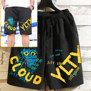 Plus Fertilizer Plus Size Plus Size Casual Sports Cropped Cotton Pants