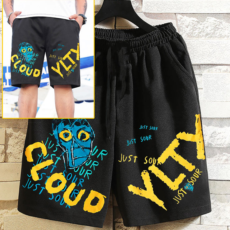 Plus Fertilizer Plus Size Plus Size Casual Sports Cropped Cotton Pants